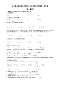 广东省 汕头市龙湖实验中学七年级上学期11月期中数学试题-A4