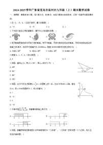 广东省茂名市高州市九年级上学期期末数学试卷-A4