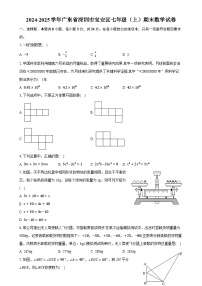 广东省深圳市宝安区七年级上学期期末考试数学试题-A4