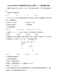 广东省深圳市宝安区八年级上学期1月期末考试数学试题-A4