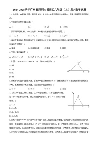 广东省深圳市福田区八年级上学期期末数学试卷-A4