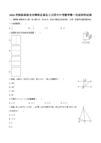 陕西省西安市碑林区2026年西北工大附中中考数学第一次适应性试卷（含答案）