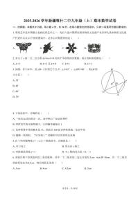 2025-2026学年新疆喀什二中九年级（上）期末数学试卷（含答案）