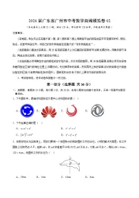 2026年广东省广州市中考数学自编模拟卷02