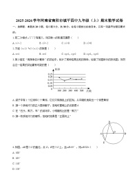 2025-2026学年河南省南阳市镇平四中九年级（上）期末数学试卷-自定义类型