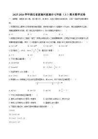 2025-2026学年湖北省恩施州恩施市七年级（上）期末数学试卷-自定义类型