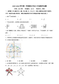 江苏盐城市亭湖区2025-2026学年第一学期期末考试八年级数学试题（试卷+解析）