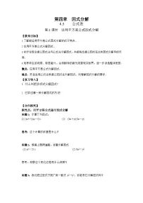 数学八年级下册（2024）3 公式法优秀第1课时学案及答案