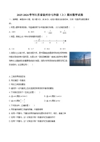 2025-2026学年江苏省扬州市七年级（上）期末数学试卷-自定义类型