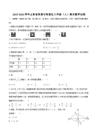 2025-2026学年山东省东营市东营区八年级（上）期末数学试卷-自定义类型