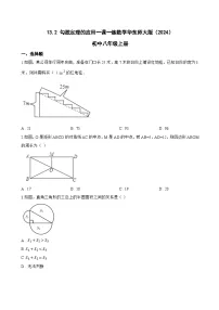 初中数学华东师大版（2024）八年级上册（2024）13.2 勾股定理的应用精练