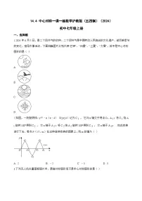 初中数学沪教版（五四制）（2024）七年级上册（2024）中心对称课时作业