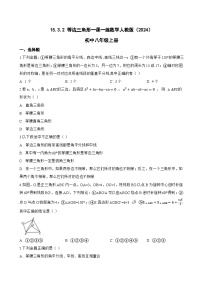 人教版（2024）八年级上册（2024）15.3.2 等边三角形当堂达标检测题