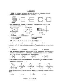 陕西西安市高新第三中学2025-2026学年九年级上学期期末考试数学试题