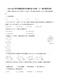 2025-2026学年福建省泉州市德化县七年级（上）期末数学试卷-自定义类型