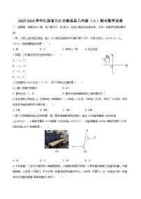 2025-2026学年江西省九江市都昌县八年级（上）期末数学试卷-自定义类型