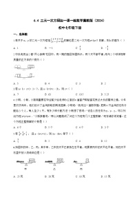 冀教版（2024）七年级下册（2024）三元一次方程组综合训练题