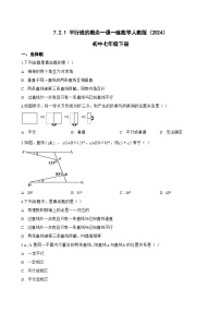 人教版（2024）七年级下册（2024）平行线的概念同步练习题