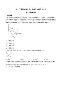 人教版（2024）七年级下册（2024）平行线的性质课时训练