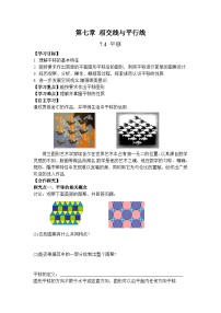 人教版（2024）七年级下册（2024）平移精品学案设计