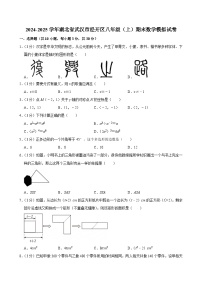 2024-2025学年湖北省武汉市经开区八年级（上）期末数学模拟试卷_试卷+答案+解析