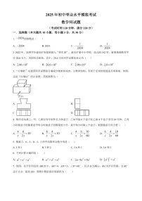 2025年广东省汕头市潮阳区贵屿镇八校中考一模数学试题（原卷版）