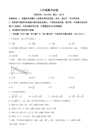 广东省广州市广州中学2023-2024学年八年级下学期期中数学试题（含答案）