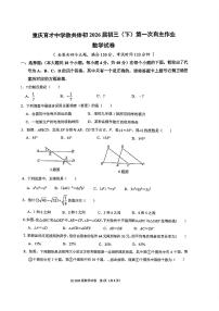 2026年春重庆育才中学2026届初三数学（下）第一次定时作业（无答案）