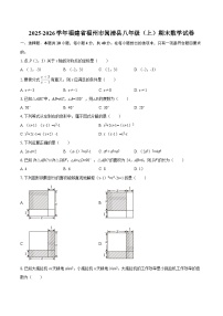 2025-2026学年福建省福州市闽清县八年级（上）期末数学试卷-自定义类型
