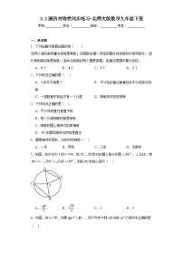 3.2 2026年中考数学一轮专题复习圆的对称性同步练习