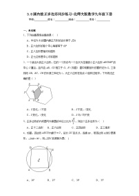 3.8 2026年中考数学一轮专题复习圆内接正多边形同步练习