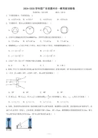 2025年度广东省惠州市中考数学一模试卷含答案