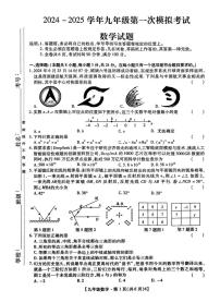 2025年3月深圳市深中系21校初三一模数学试卷含答案