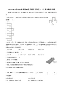 2025-2026学年山东省济南市历城区七年级（上）期末数学试卷-自定义类型