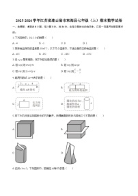2025-2026学年江苏省连云港市东海县七年级（上）期末数学试卷-自定义类型