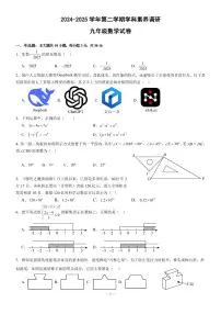 2025年广东省中山市中山纪念中学教育集团中考二模数学试题含答案