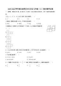 2025-2026学年湖北省武汉市江汉区七年级（上）期末数学试卷-自定义类型