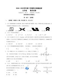 2025年深圳市南山外国语学校集团中考二模数学试卷含答案