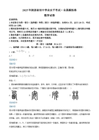 2025年陕西省宝鸡市中考模拟数学试题（解析版）
