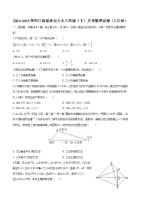 江西省吉安市八中2024-2025学年八年级下学期月考 数学试题