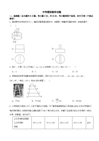 广东省深圳市2026年中考模拟数学试题附答案