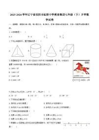 2025-2026学年辽宁省沈阳市虹桥中学教育集团七年级（下）开学数学试卷-自定义类型