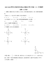 2025-2026学年江苏省苏州市昆山市城北中学八年级（上）月考数学试卷（1月份）-自定义类型