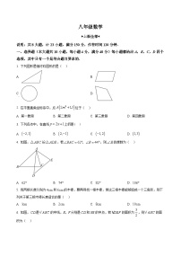 安徽省合肥市第四十五中分校2025-2026学年八年级上学期期末数学试卷