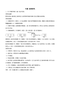 2016-2025年10年安徽数学中考真题汇编 专题 规律探究