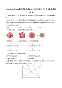 2025-2026学年内蒙古呼和浩特实验中学九年级（下）月考数学试卷（3月份）-自定义类型