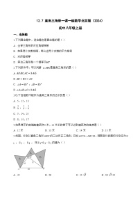 北京版（2024）12.7 直角三角形课时练习