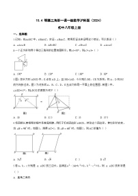 沪科版（2024）15.4 等腰三角形习题