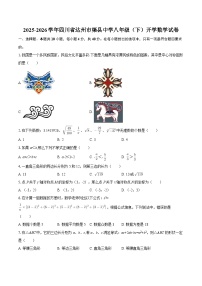 2025-2026学年四川省达州市渠县中学八年级（下）开学数学试卷-自定义类型