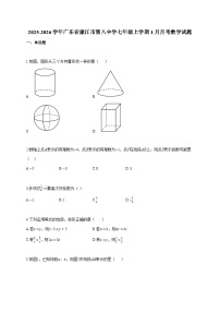 2025~2026学年广东省廉江市第八中学七年级上学期1月月考数学试题（含答案）